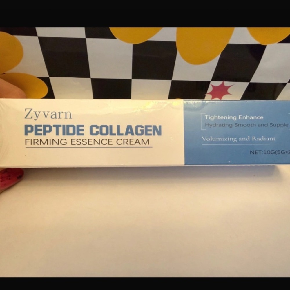 Zyvarn Peptide Collagen Firming Essence Cream 10g Hydrating Volumizing Radiant